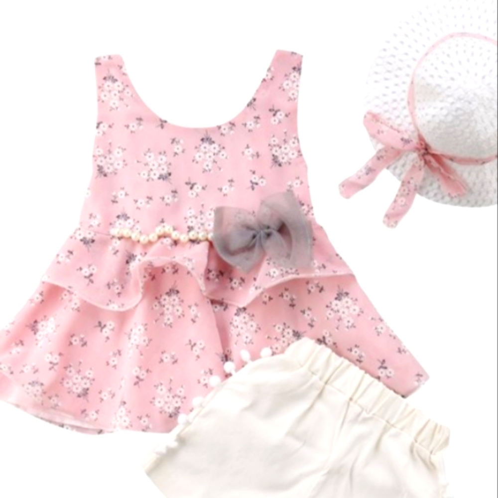 Multitrust Girl Print Sleeveless Top